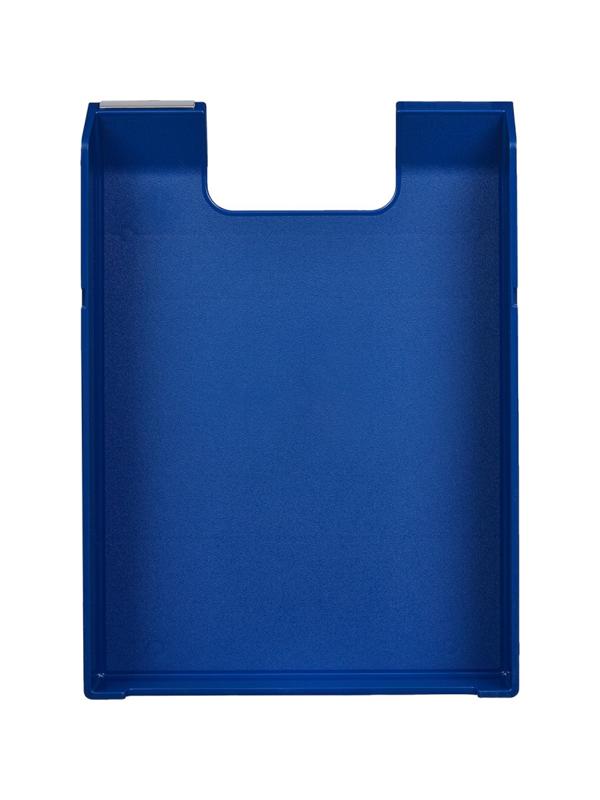 Лоток горизонтальный HAN с инд.окном синий 1020/14