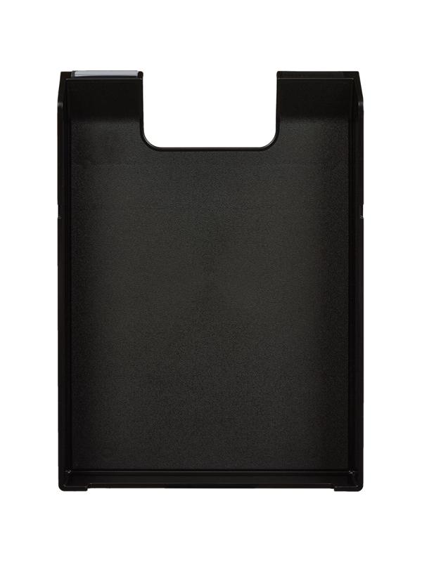 Лоток горизонтальный HAN с инд.окном черный 1020/13