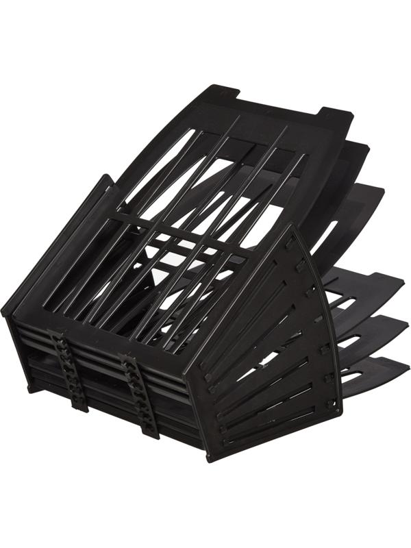 Лоток вертикальный Attache веер 5отделений 6секций черный