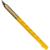Нож канцелярский Attache Selection с перовым лезвием, цв.желтый