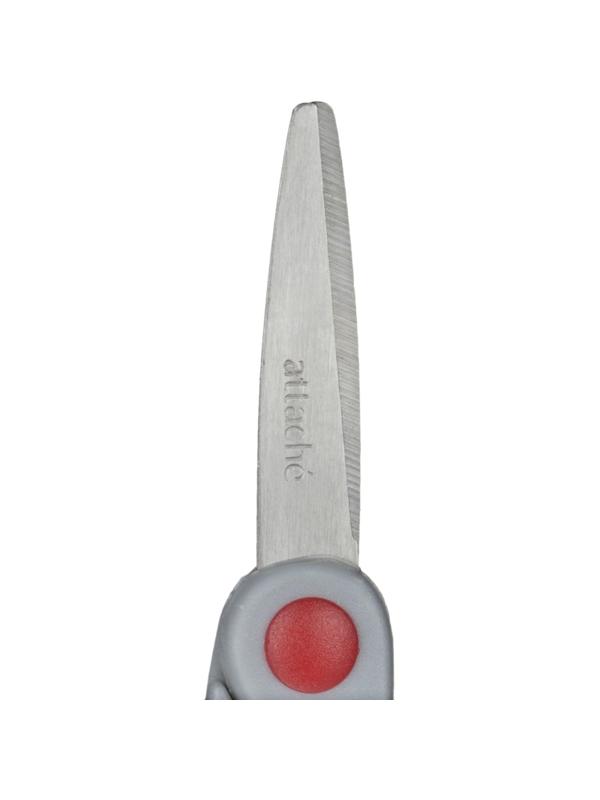 Ножницы Attache 13 см с пласт.прорезинен.ассимитр ручками