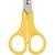 Ножницы Attache 130 мм с пластиковыми ручками, цвет желтый