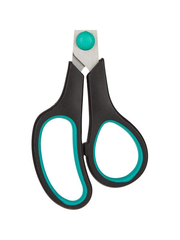 Ножницы Attache 169 мм с пласт.прорезин. руч. Attache, цвет зелен/черн