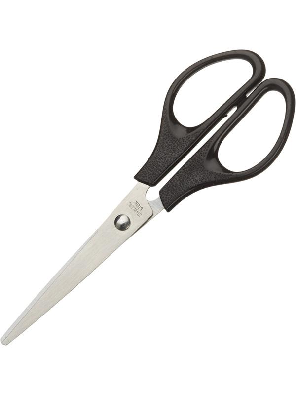 Ножницы Attache 169 мм с пластик. симметричными ручками, цвет черный