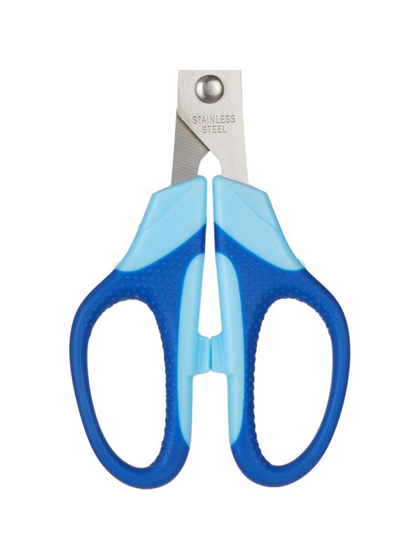 Ножницы Attache  Ergo&Soft 180 мм с резиновыми ручками, цвет синий