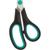Ножницы Attache 195 мм с пласт.прорезин.ручками,цвет бирюзовый/черный