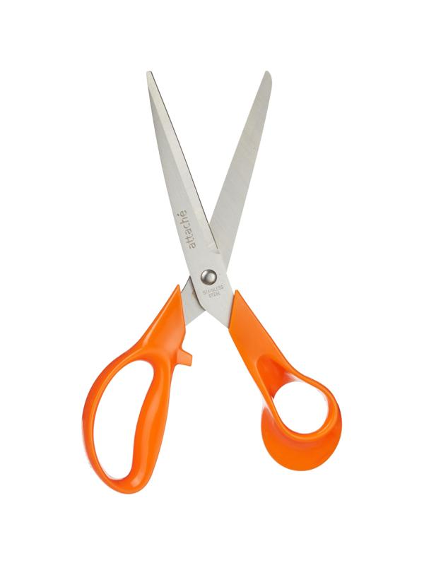 Ножницы Attache Orange 203 мм с пластиковыми эллиптическими ручками