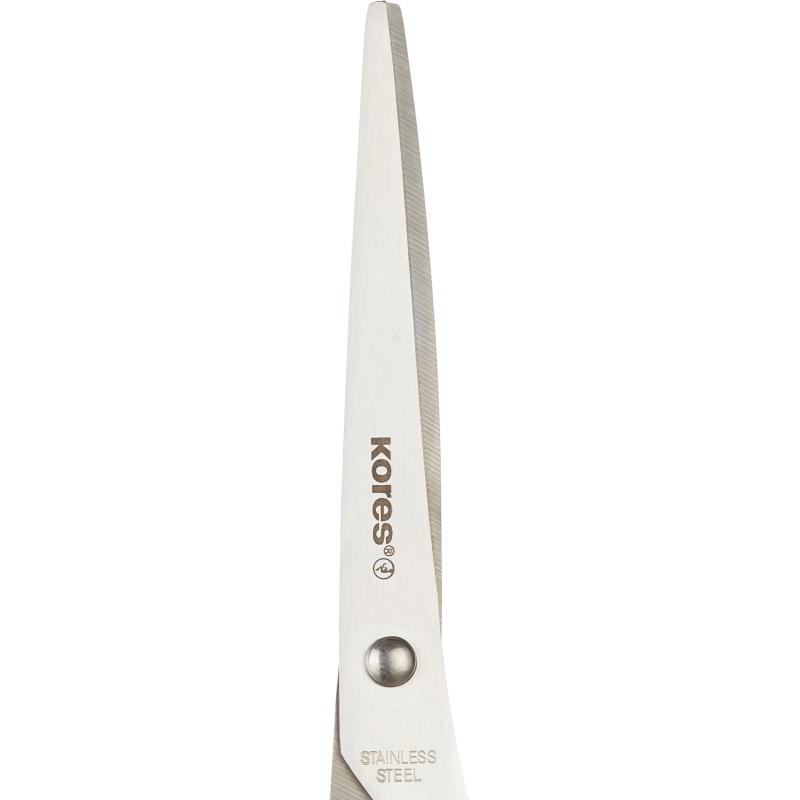 Ножницы Kores 210 мм c пластик. анатомическими ручками, цвет ассорти