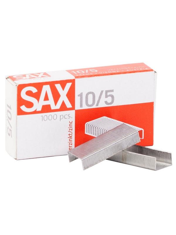 Скобы для степлера N10/5 SAX оцинкованные (2-20 лист.) 1000 шт вупаковке