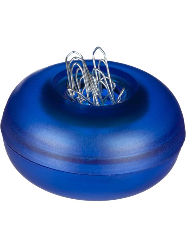 Скрепочница магнитная круглая открытая 200104, цвет ассорти