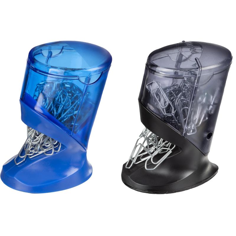 Скрепочница магнитная башня 200109, цвет ассорти