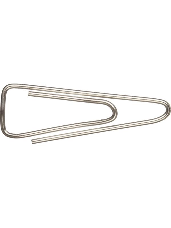 Скрепки Attache с отгибом,никелированные,треугольн,25 мм,негофрир,100 шт/уп