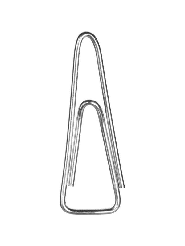 Скрепки Attache с отгибом,никелированные,треугольн,25 мм,негофрир,100 шт/уп