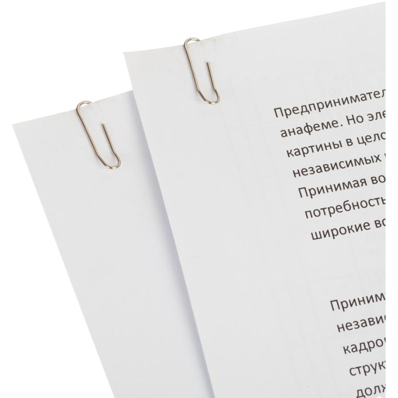 Скрепки KORES с отгибом,никелированные, 25 мм,треугольные,негофрир,100шт/уп