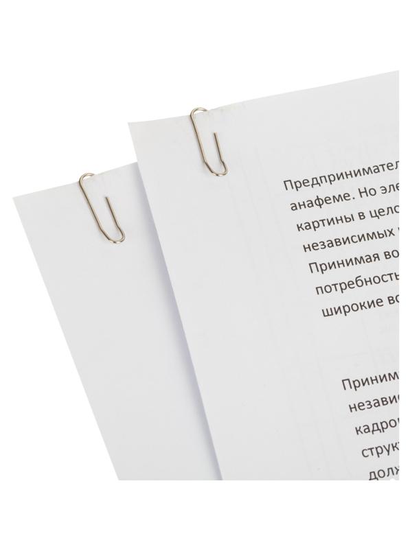 Скрепки KORES с отгибом,никелированные, 25 мм,треугольные,негофрир,100шт/уп