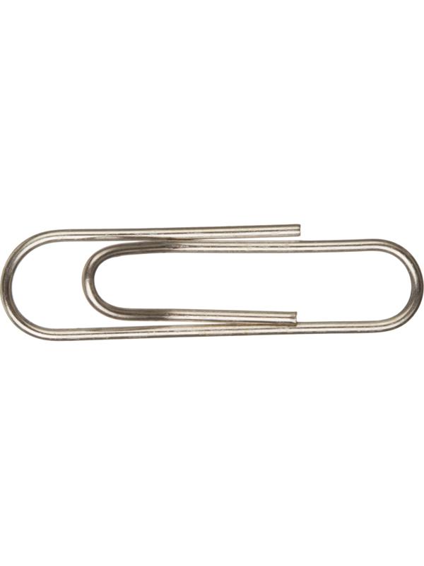 Скрепки KORES с отгибом,никелированные, 25 мм,треугольные,негофрир,100шт/уп