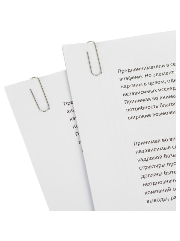Скрепки Attache оцинкованные,28 мм,негофрированные,100 шт/уп