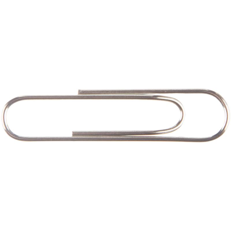 Скрепки KORES с отгибом,никелированные, 33 мм,треугольные,негофрир,100шт/уп