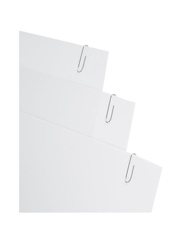 Скрепки KORES с отгибом,никелированные, 33 мм,треугольные,негофрир,100шт/уп