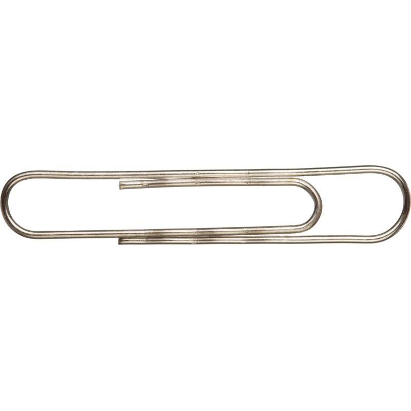 Скрепки Attache никелированные, 50 мм, гофрированные,европодвес, 30 шт/уп