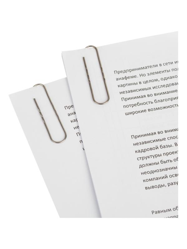 Скрепки Attache  металлические без. покрытия,50 мм,гофрированные,50шт/уп