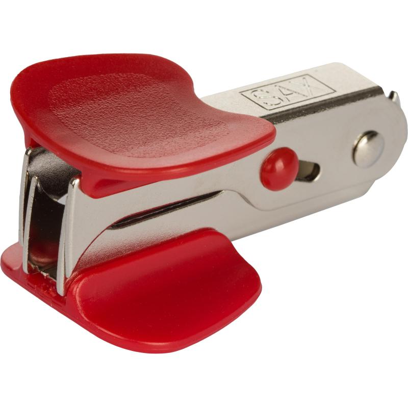 Антистеплер SAX 700 для скоб №24/6,26/6, с фикс., красный