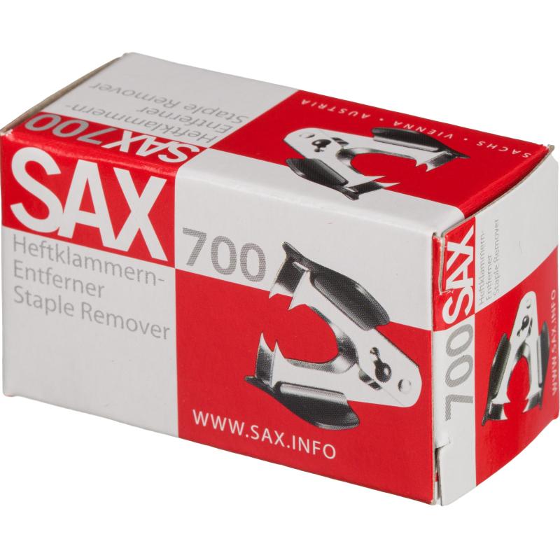 Антистеплер SAX 700 для скоб №24/6,26/6, с фикс., красный