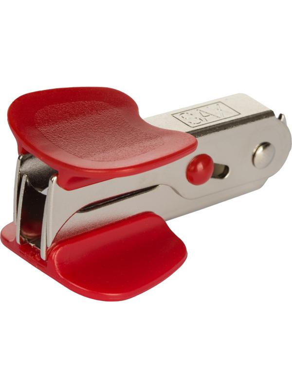 Антистеплер SAX 700 для скоб №24/6,26/6, с фикс., красный