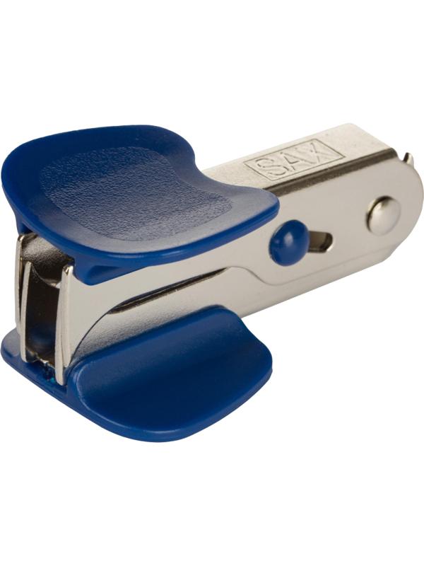 Антистеплер SAX 700 для скоб №24/6,26/6, с фикс., синий