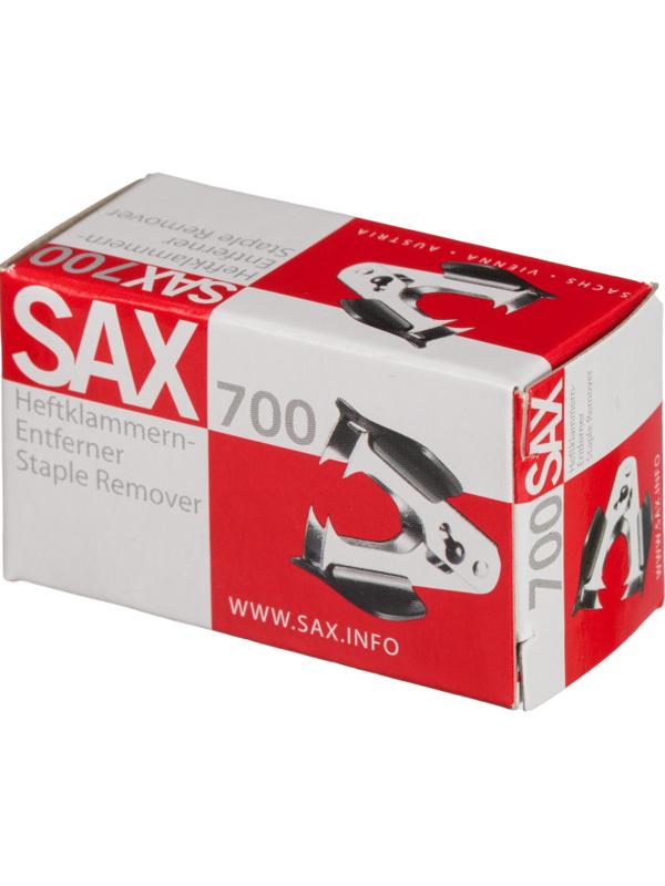 Антистеплер SAX 700 для скоб №24/6,26/6, с фикс., черн