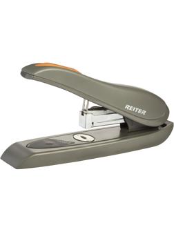 Степлер Reiter HS-60 до 60 листов,№23/10, пластик. корпус, серо-оранжевый