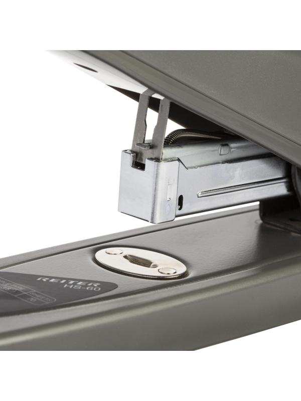 Степлер Reiter HS-60 до 60 листов,№23/10, пластик. корпус, серо-оранжевый