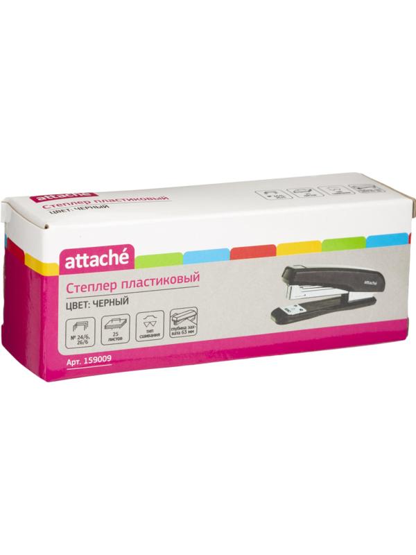 Степлер ATTACHE 8215 (N24/6&26/6) до 25 лист. черный