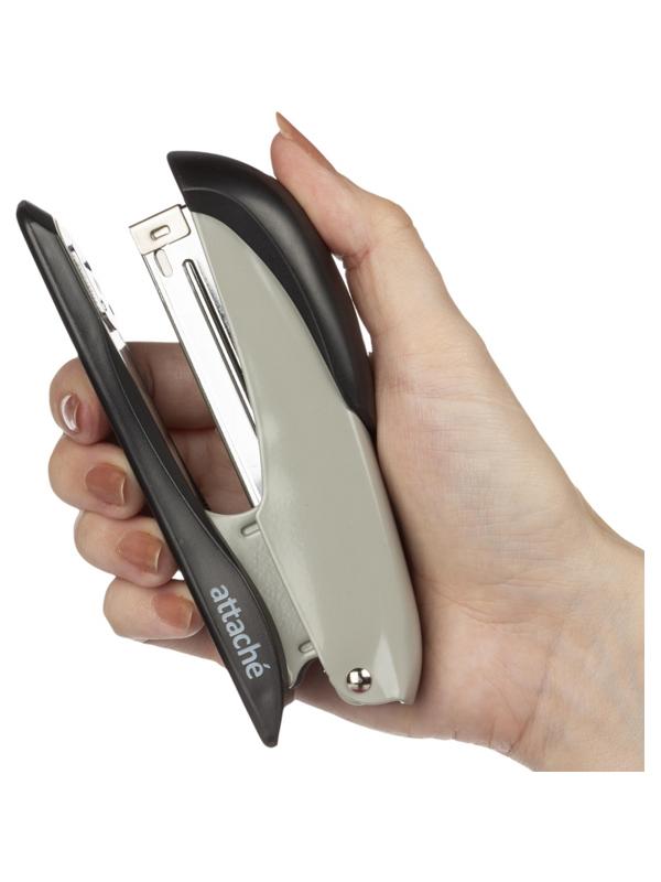 Степлер Attache № 24/6 до 22л., серо-черный