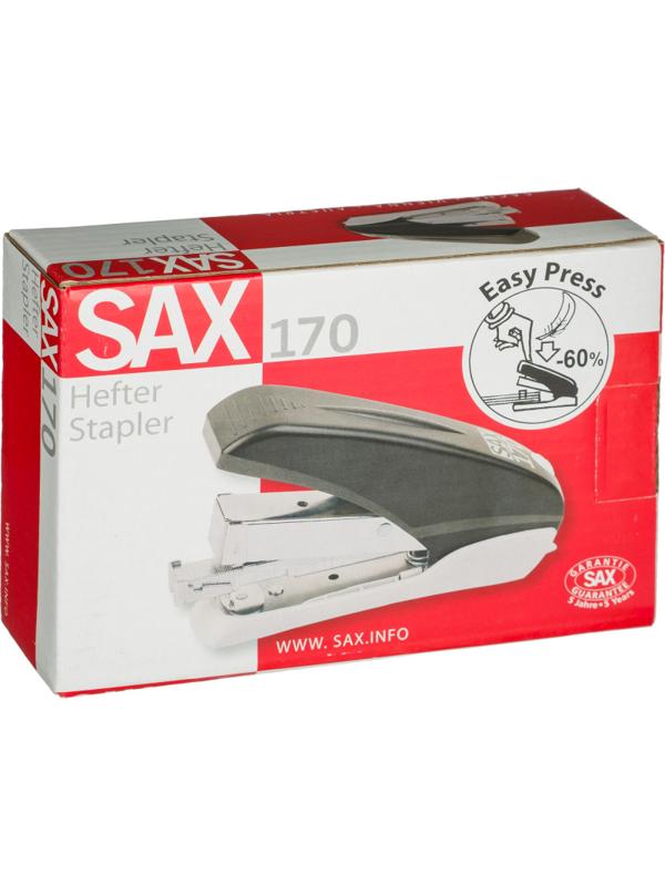 Степлер SAX 170 (N24/6) до 40 листов, энергосберегающий,антистеплер,черн