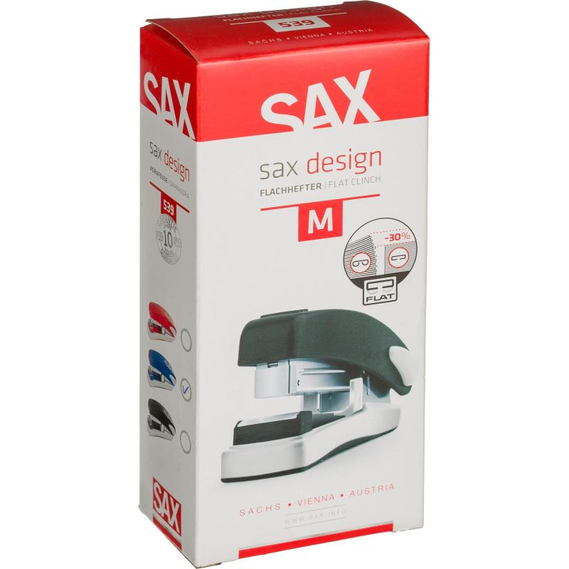 Степлер SAX 539 (№24/6) до 30 лист. синий антистеп