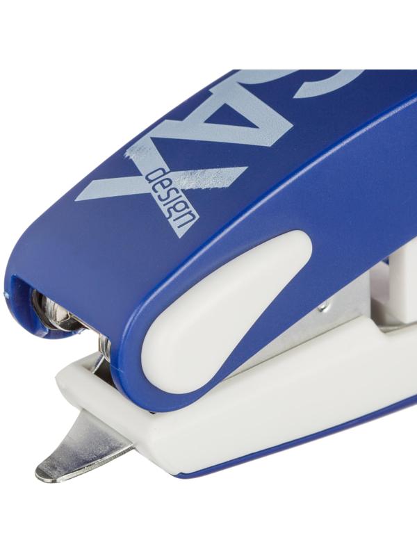 Степлер SAX 539 (№24/6) до 30 лист. синий антистеп