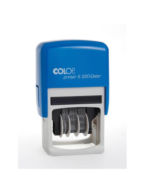 Датер автоматический пласт. S220 шрифт 4мм месяц букв. (аналог 4820)Colop