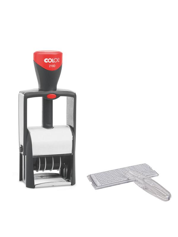 Датер автоматический самонаб.металл. S2160-Bank-Set дата ЦИФР.2-стр. 24х41м