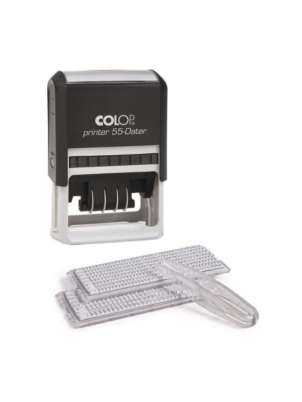 Датер автоматический самонаб.пласт.Pr.55-Dater-Bank-Set дата ЦИФР.6стр.60х4