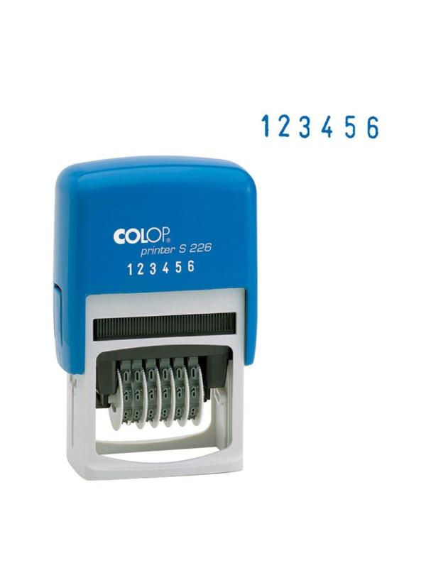 Нумератор 6-и раз. высота шрифта 4мм S226 (аналог 4846) Colop