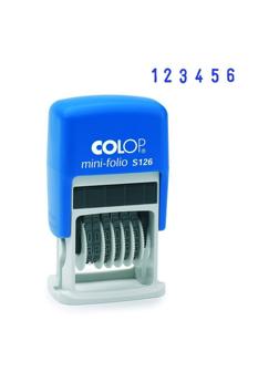 Нумератор мини 6-и раз.высота шрифта 3,8мм S126 (аналог 4836)Colop