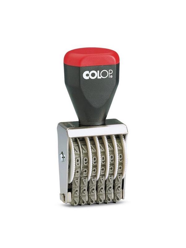 Нумератор ручной 6-и раз. высота шрифта 5мм 05006 (аналог 1556) Colop