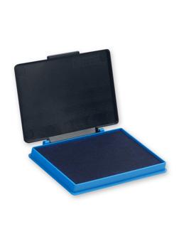 Подушка штемпельная настольная КORES синяя 7х11см пласт. 71570