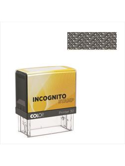 Штамп стандартный скрыв.текст *-ИНКОГНИТО Printer 30/L Incognito 47х18мм Co