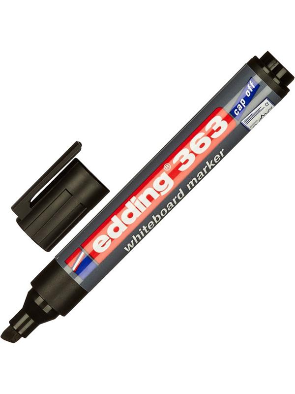 Набор маркеров для белых досок EDDING 363/4S, 1-5мм, cap-off,скошен наб 4цв