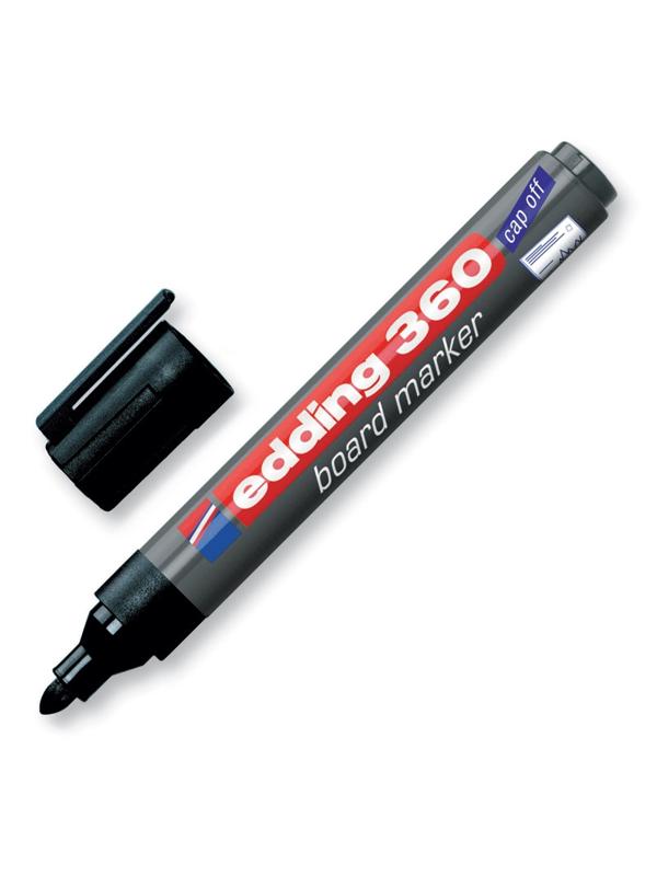 Маркер для белых досок EDDING e-360/1 черный 1,5-3 мм