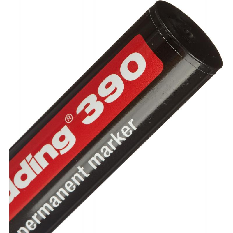 Маркер перманентный EDDING E-390/3 синий 4-12мм скошенный наконеч.