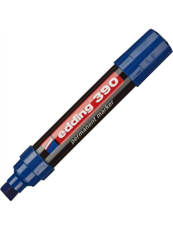 Маркер перманентный EDDING E-390/3 синий 4-12мм скошенный наконеч.