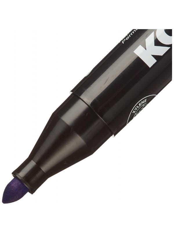 Маркер перманентный KORES синий 1,5-3мм круглый наконечник 20933